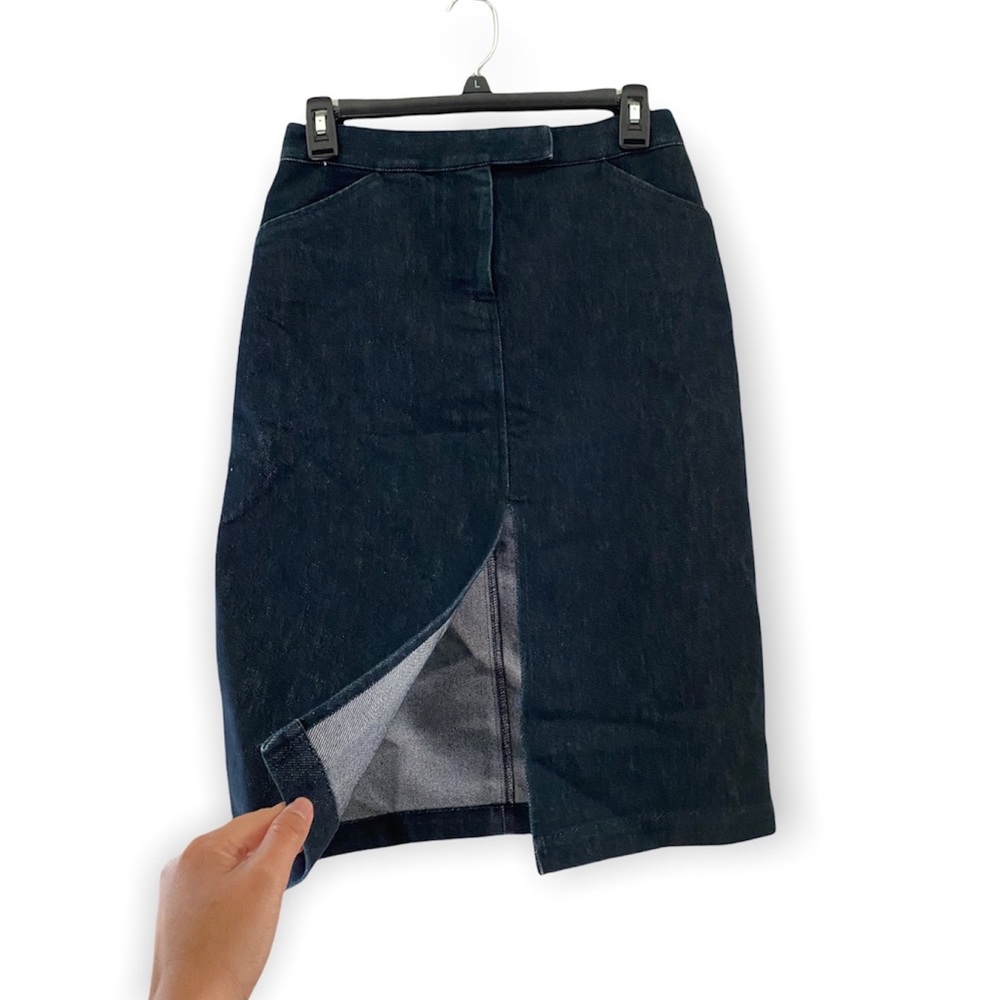 ARMANI EXCHANGE Slit jeans Skirt